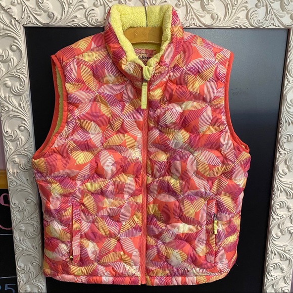L.L. Bean puffer vest fur lined sz XL/18 - Picture 1 of 5